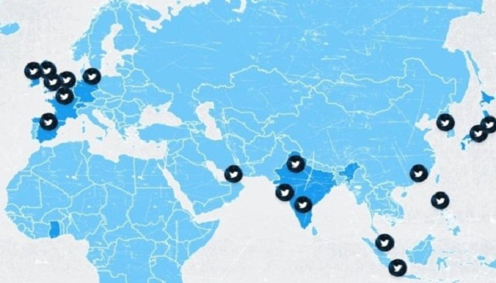 Tampered map of India shown by Twitter