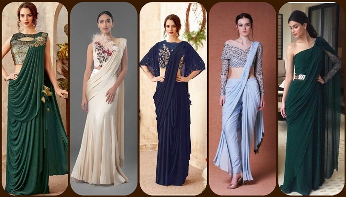 16 Ideas on How to Wear Sarees with Crop Tops This Year