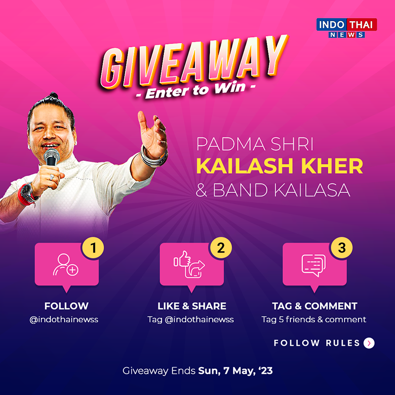 Giveaway Rules | Kailash Kher Live Concert, Bangkok