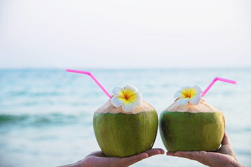 coconut water for summer hydration